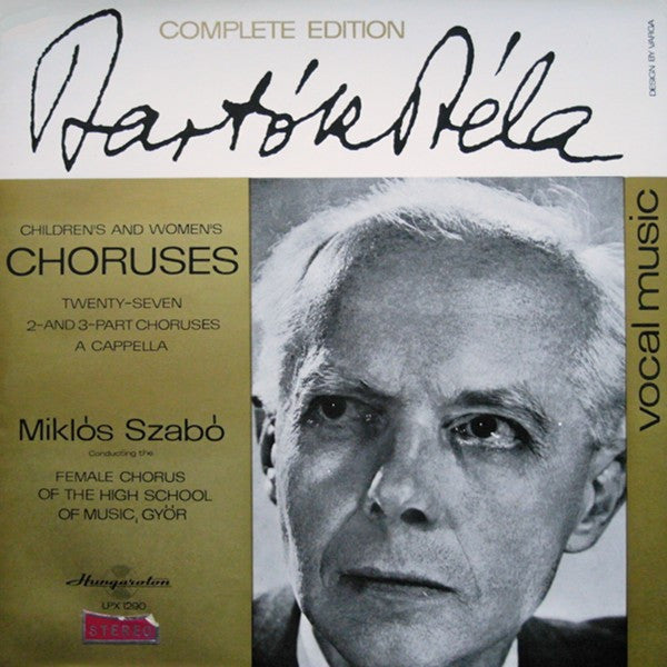 children's and women's choruses (twenty-seven 2-and 3-part choruses a cappella)