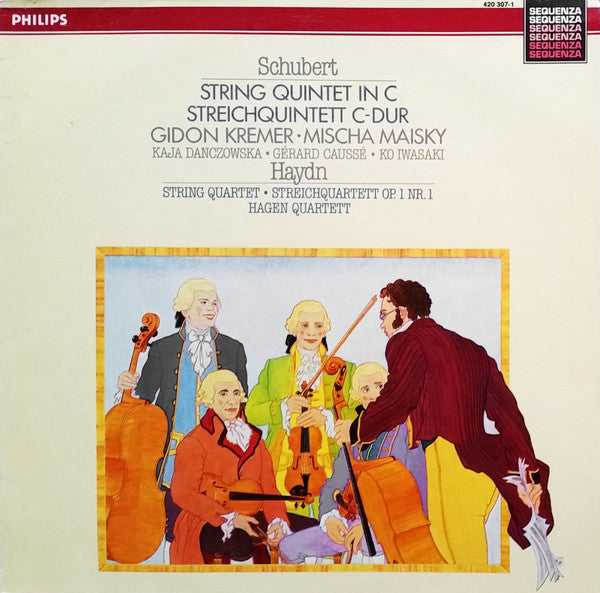 string quintet in c   string quartet in b-flat (lp)