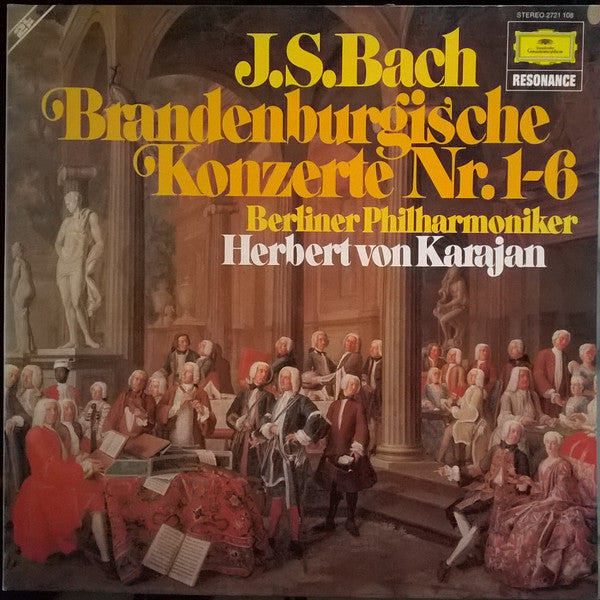 berliner philharmoniker, herbert von karajan – brandenburgische konzerte nr.1-6 (2lp)