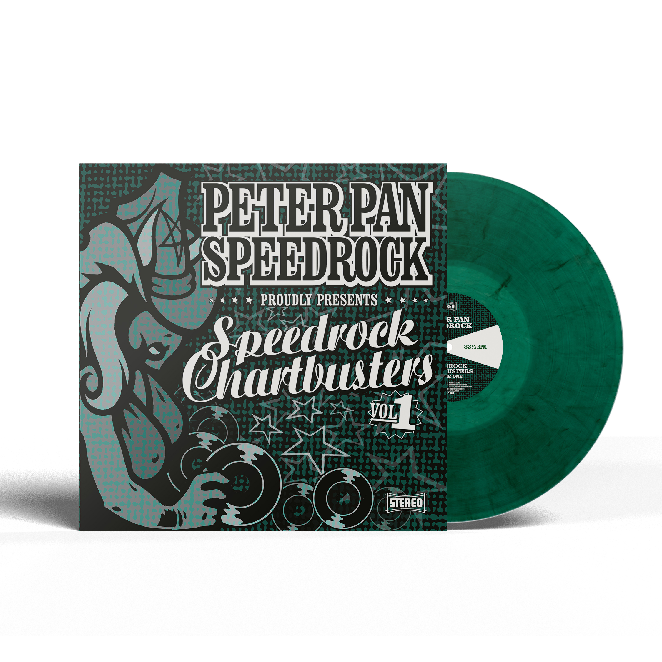 speedrock chartbusters vol. 1 camouflage colored vinyl indie only!