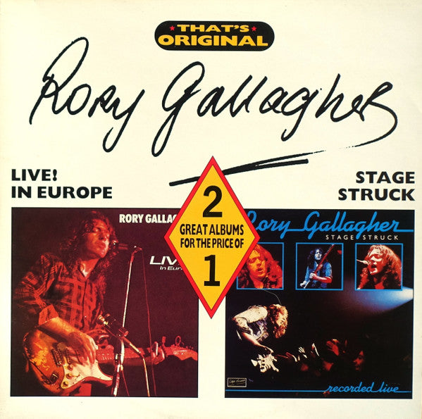 live! in europe / stage struck (recorded live) (2lp)