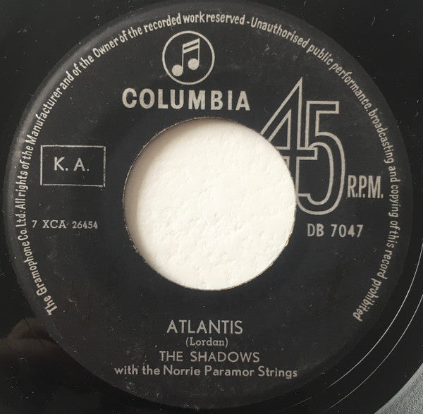 atlantis (7inch single)