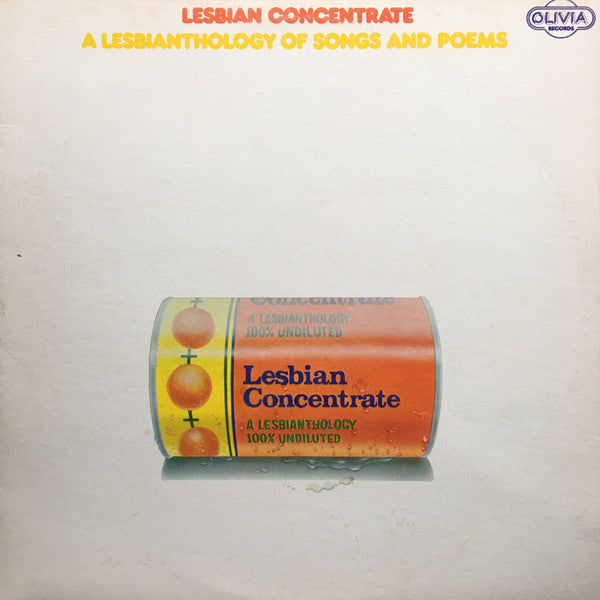 lesbian concentrate, a lesbianthology of songs and poems (lp)