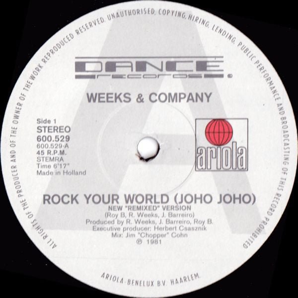 rock your world (joho, joho) (new 